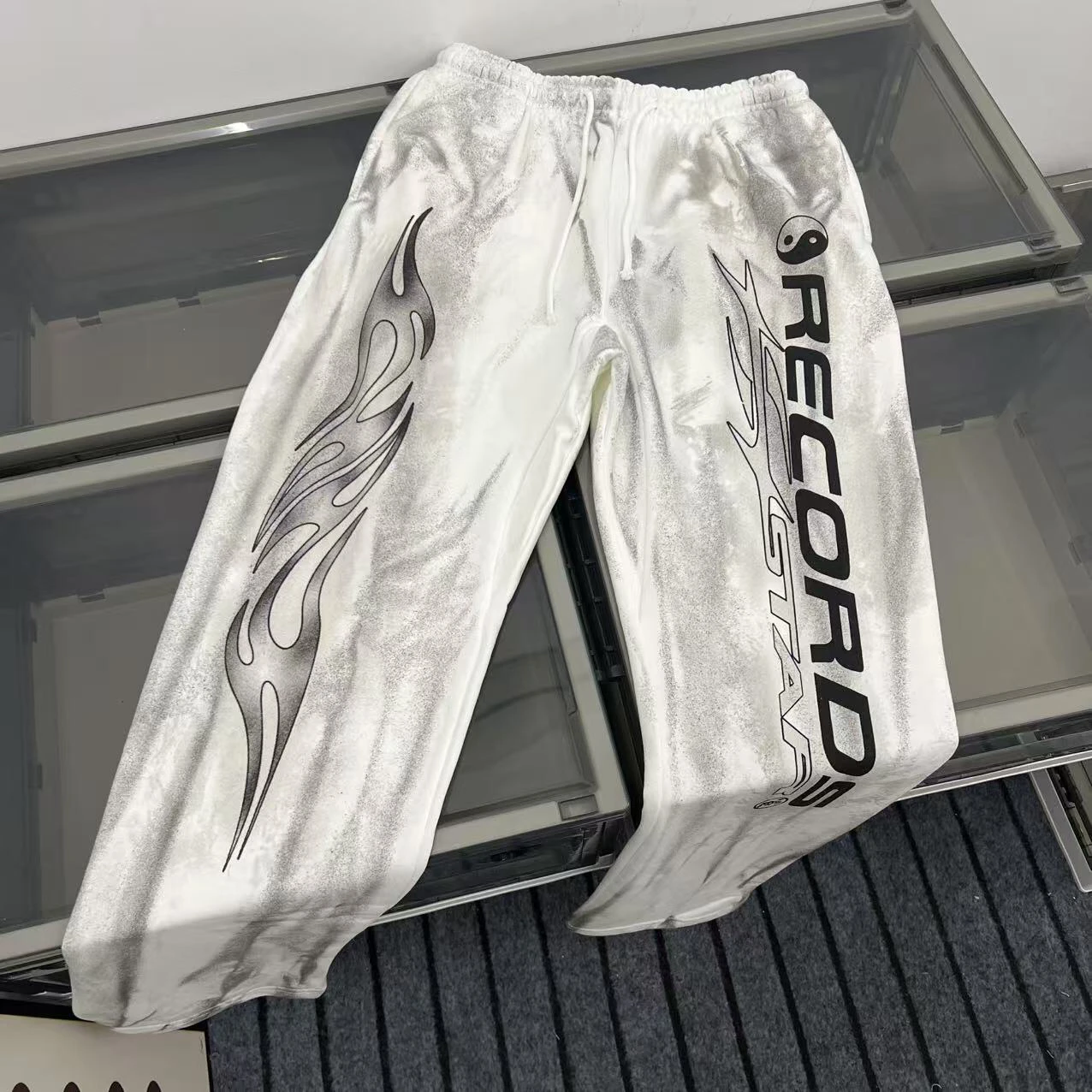 

Повседневные брюки Heavy Du Spray Ink American Sle Hell Star Distred для мужчин и женщин, брюки для отдыха, молодежные длинные брюки для активного отдыха