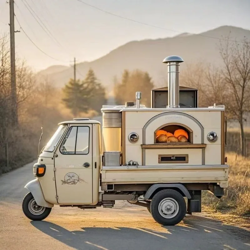 Mobile van, mobile pizza truck, mobile pizza oven truck