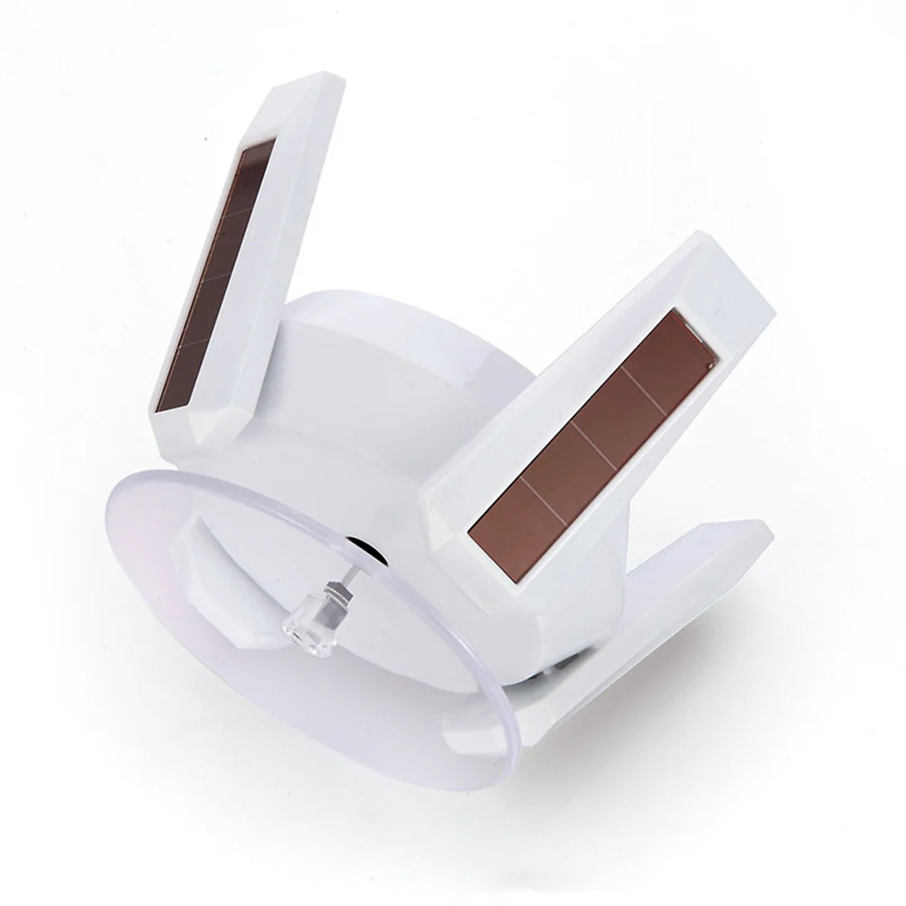 Solar Powered Rotating Display Stand 500G Capacity 500 Lux For Jewelry Watch Digital Camera Abs Electric Turntable Dual