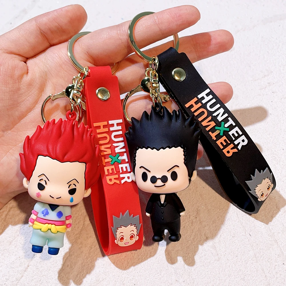 Creative cartoon full-time hunter, key chain cute little Jackie o'leary key chain men and women bag pendant