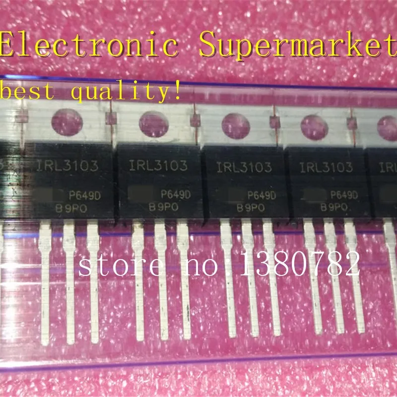 New original 10pcs-50pcs/lots IRL3103 IRL3103PBF TO-220 IN In stock!