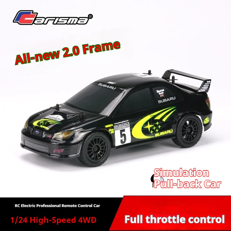 2025 Carisma Rc Professional 1/24 Remote Control Car Simulation Rally Car Mini 4wd Model Car Friend Gift Remote Control Toy