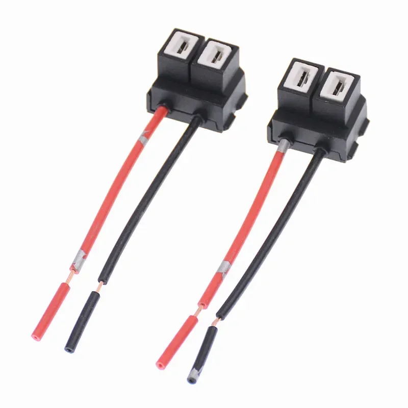 2PCS H7 Connector Auto Car Bulb Sockets Connectors Car Halogen Bulb Socket Power Adapter Plug Connector Wiring Harness