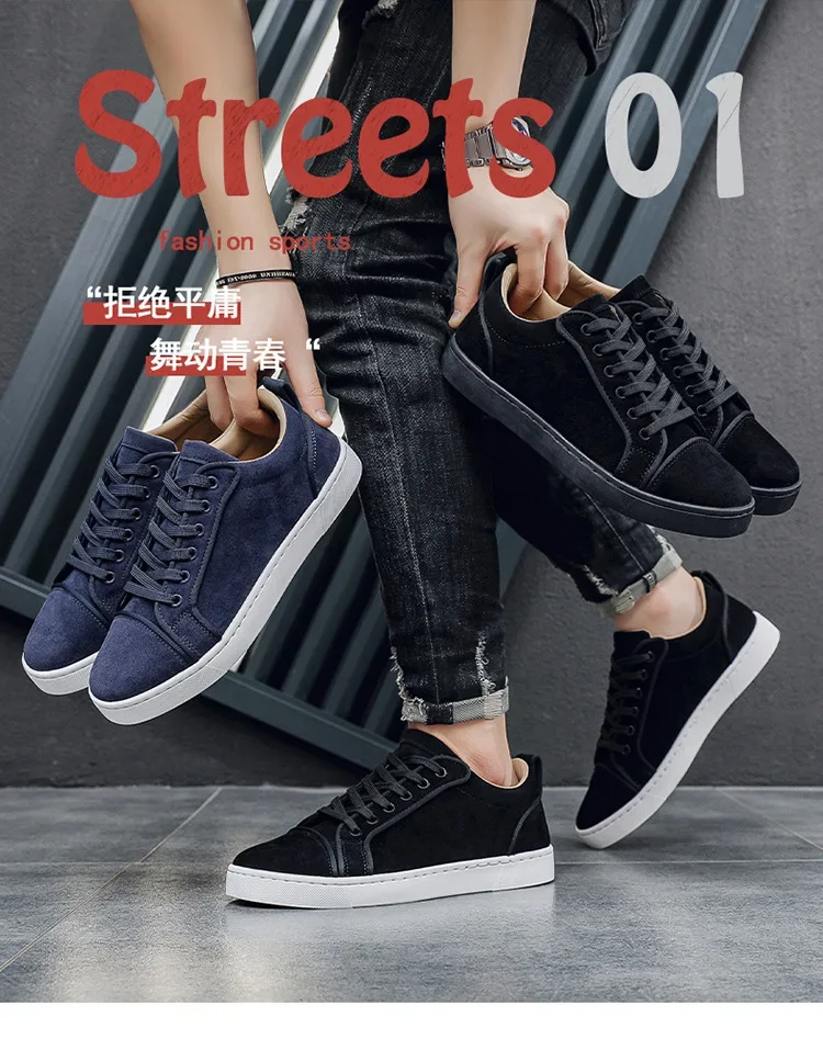 2026 New Spring Autumn Men's Board Shoes Versatile Men's Casual Single Shoes Anti Slip Sports Shoes