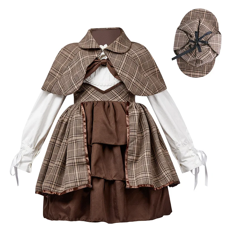 Costumes de Cosplay Lolita pour Bol, Uniformes de Style Collège Britannique, Robe de ix