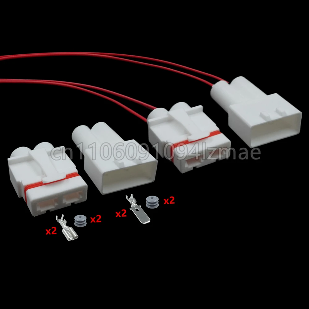 2 Pin Automobile White Plug Car Wire Cable Connector Auto Female Male Docking Socket Auto Parts DJ7025M-7.8-11 DJ7025M-7.8-21