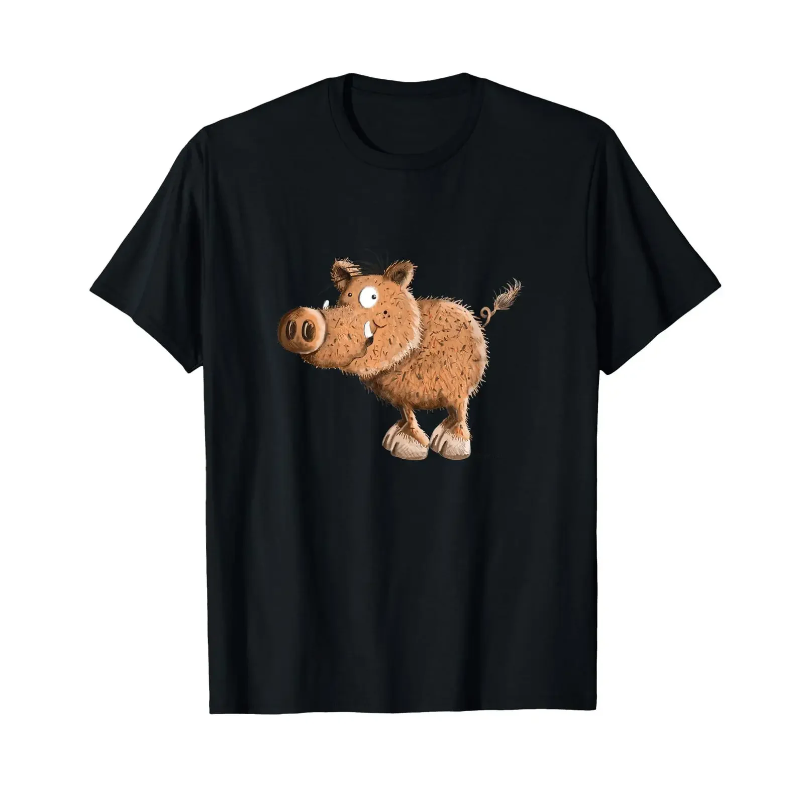 Funny Wild Boar T Shirt I Keiler Fun vintage Washed fashion Breathable Stretched Comfortable Top For Everyday Wear Soft Casual
