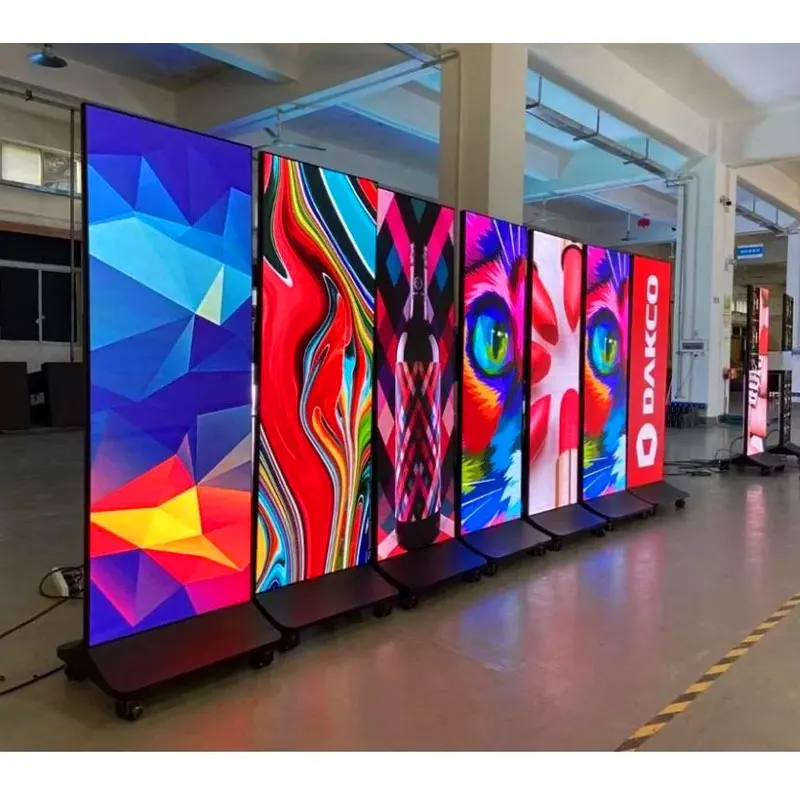 

Lecede Outdoor Poster LED Display Standing Player Led Screen Poster Display for Shopping Mall LED Poster Screen