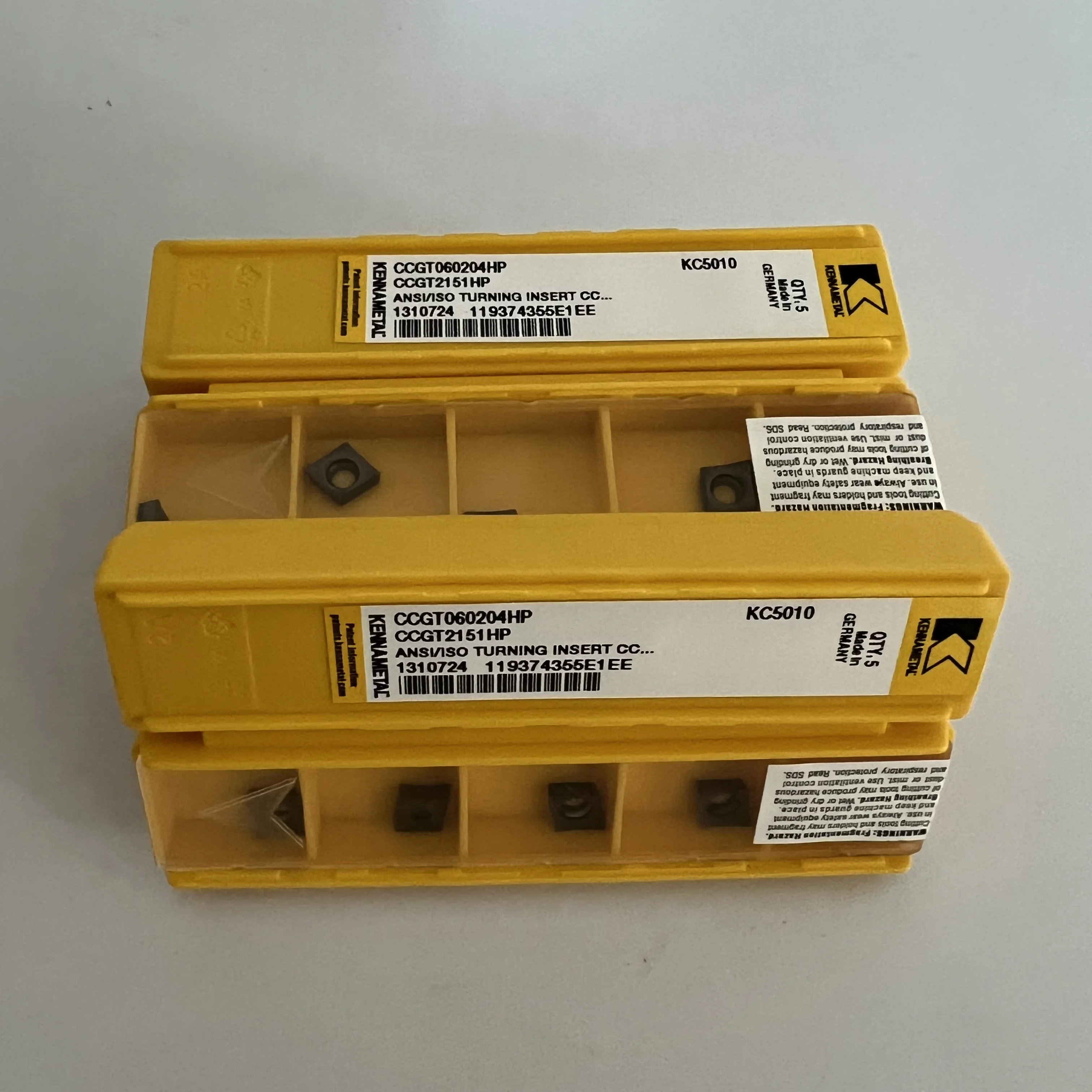 5PCS CCGT060204HP KC5010 CNC คาร์ไบด์เครื่องมือบดเครื่องมือกลึง