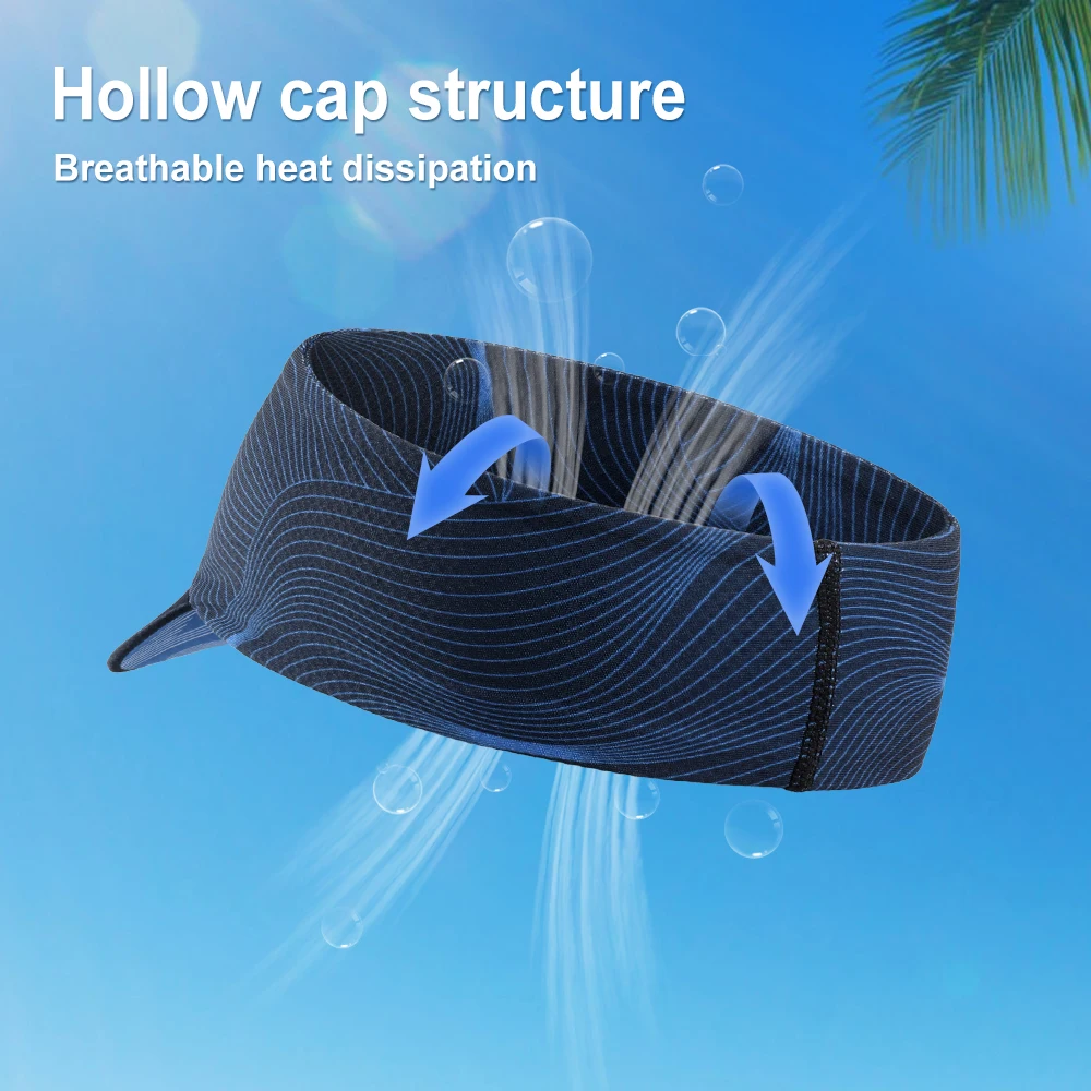 Summer Running Caps Breathable UV Protection Baseball Hats Cycling Hiking Beach Sport Tennis Empty Top Sun Visor Hat Men Women