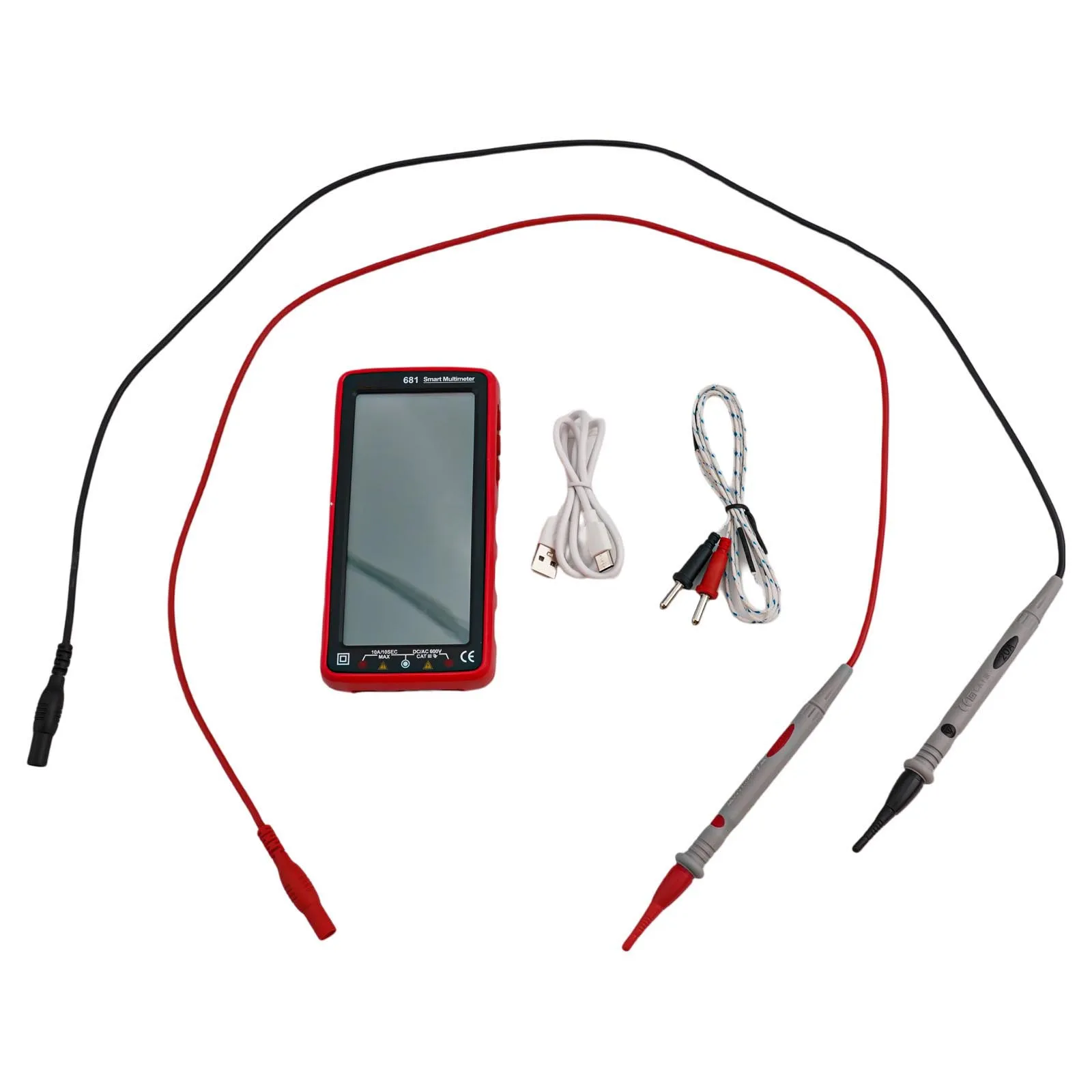 

Efficient Charging via USB High Contrast LCD Non Contact Voltage Measurement 681 Full Screen Digital Multimeter