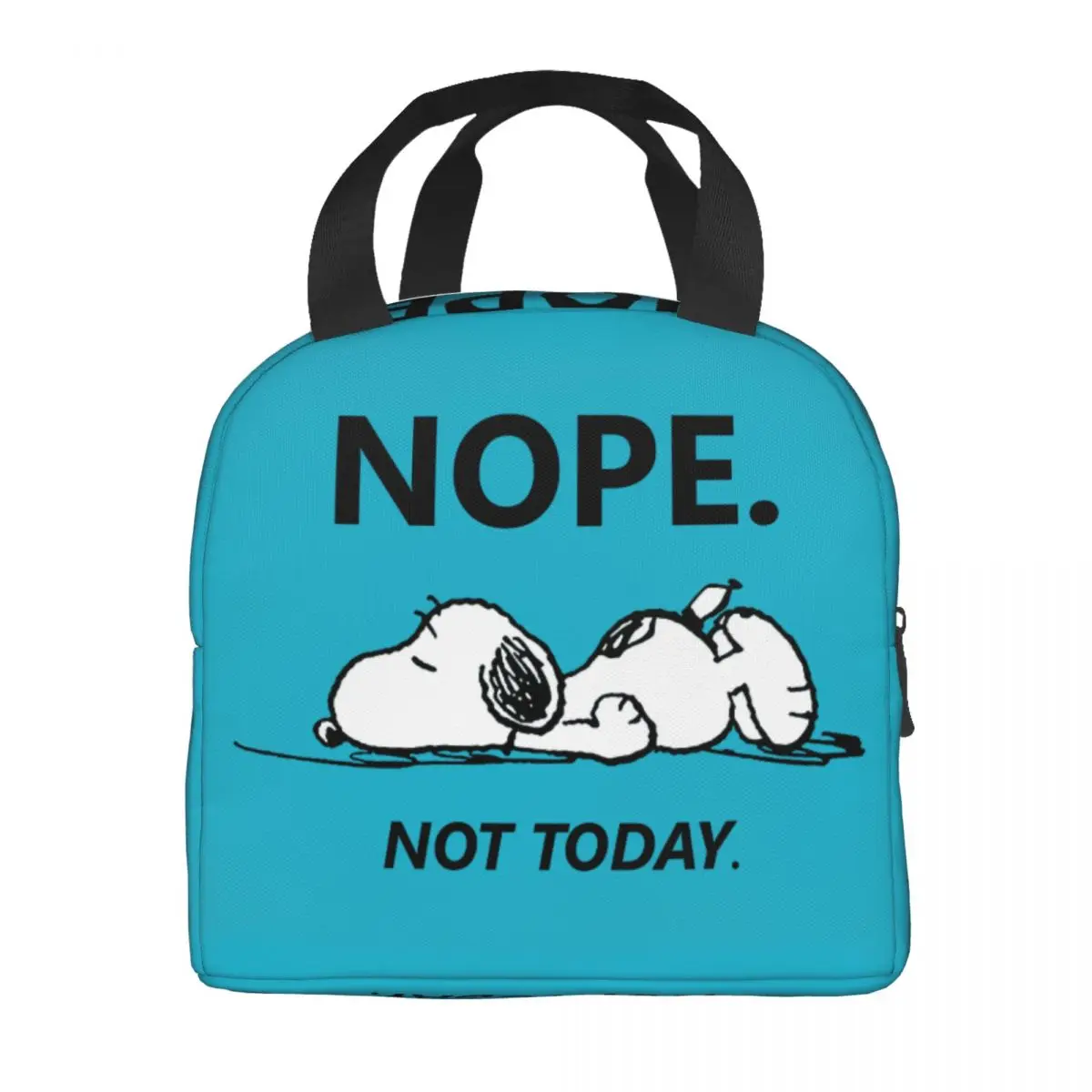 مخصص لطيف الكرتون سنوبي حقيبة الغداء المرأة المحمولة برودة الحرارية معزول علب الاغذية للمدرسة تخزين الغذاء بينتو صندوق