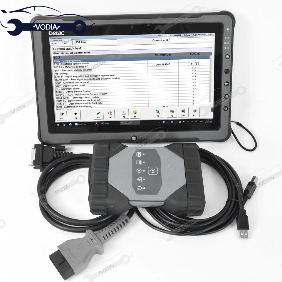 

For MB STAR C6 Diagnosis VCI Multiplexer DoIP with Software Xentry Das Wis Epc 12v &24 Car Diagnostic Tool with F110 Tablet