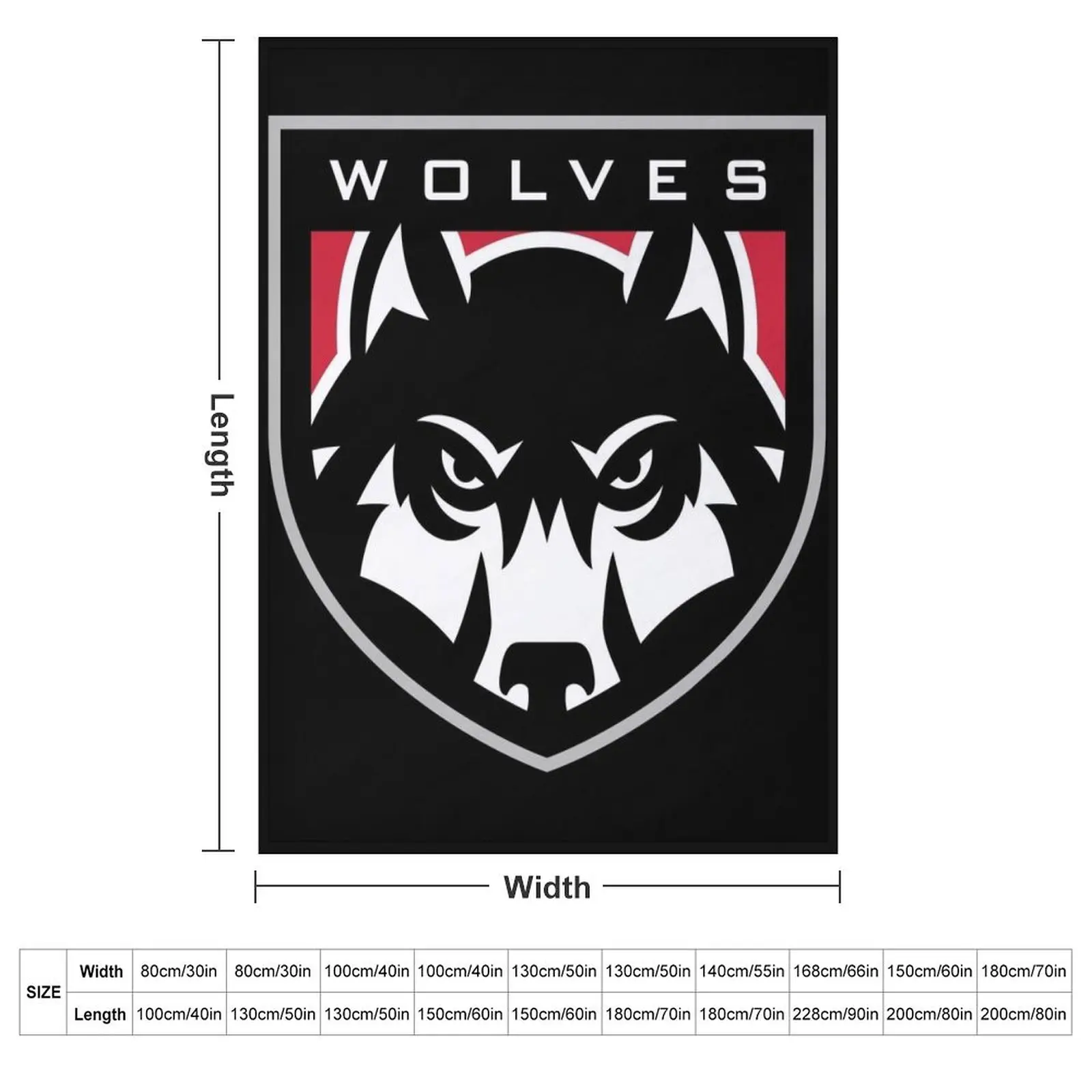 The Western Oregon Wolves Throw Blanket For Decorative Sofa Blankets For Baby Cute Plaid funny gift Custom Plaid Blankets