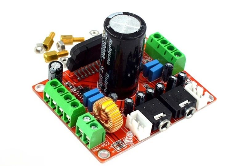 TDA7850 Car Amplifier Board 4x50W, 4 Channel Stereo Audio Amp DC 12V with BA3121 Noise Reduction, 4-8 Ohm Speaker
