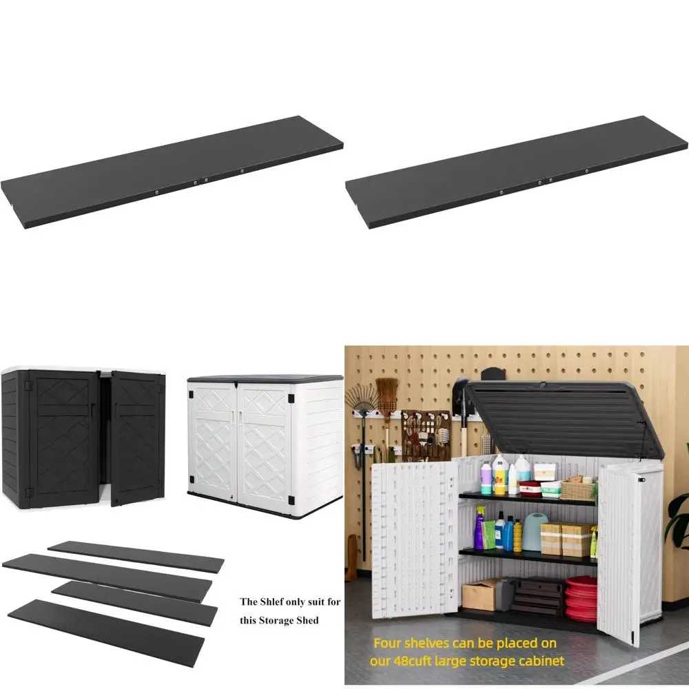 

Большой металлический сарай для хранения объемом 48 куб. футов (1.36 м³), 51 x 13 футов, простая сборка, винты в комплекте