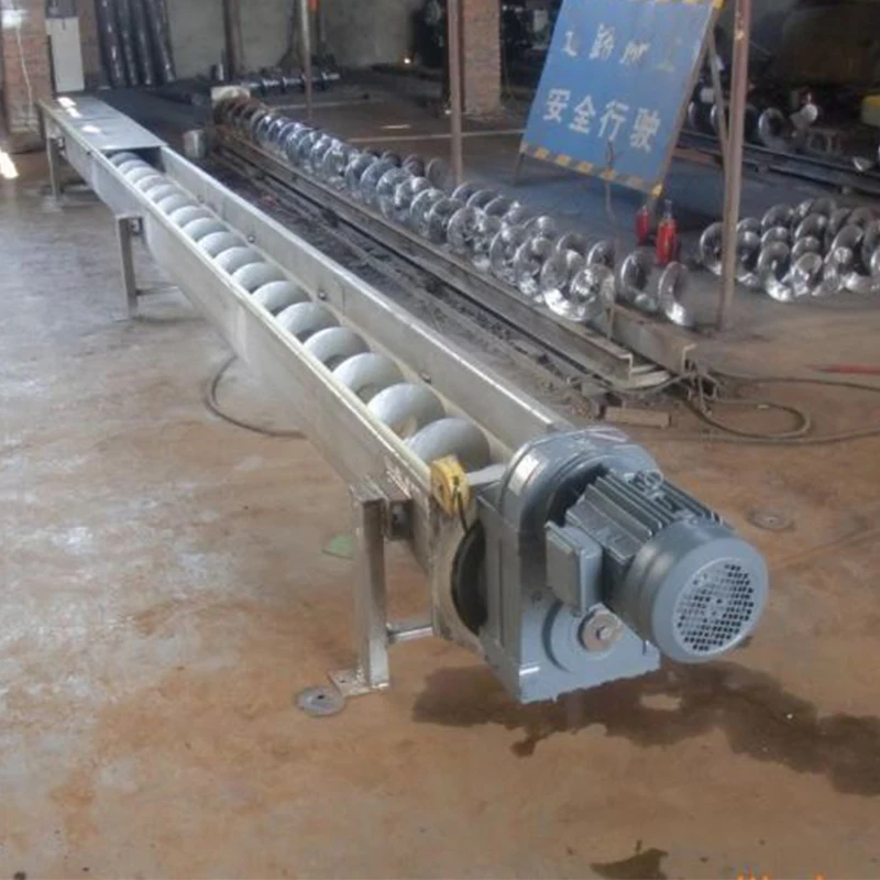 OEM Custom Sewage Treatment Equipment Auger Screw Conveyor Machine Conveying System