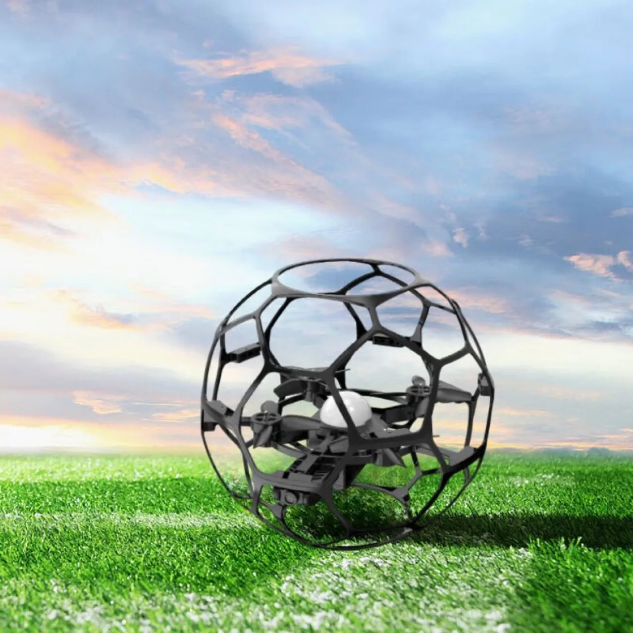 Dron de fútbol con Control remoto para niños, entrenamiento de vuelo, juguetes RC, Dron de carreras profesional con cámara HD FPV para niños, regalo de Halloween