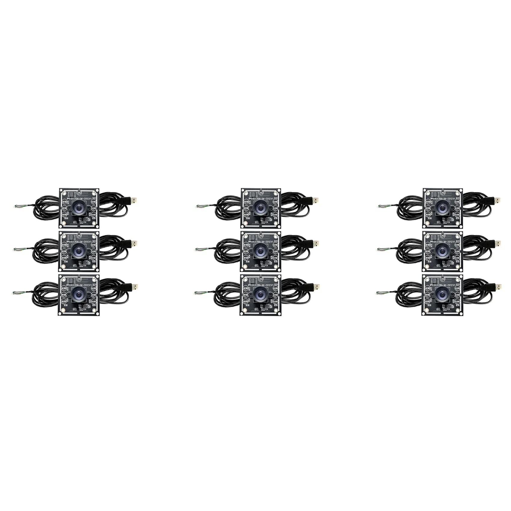 

9PCS 100 Degree Camera Module 1MP OV9732 1280x720 USB Free Driver Manual Focus, with 2 Meter Cable for WinXP/7/8/10