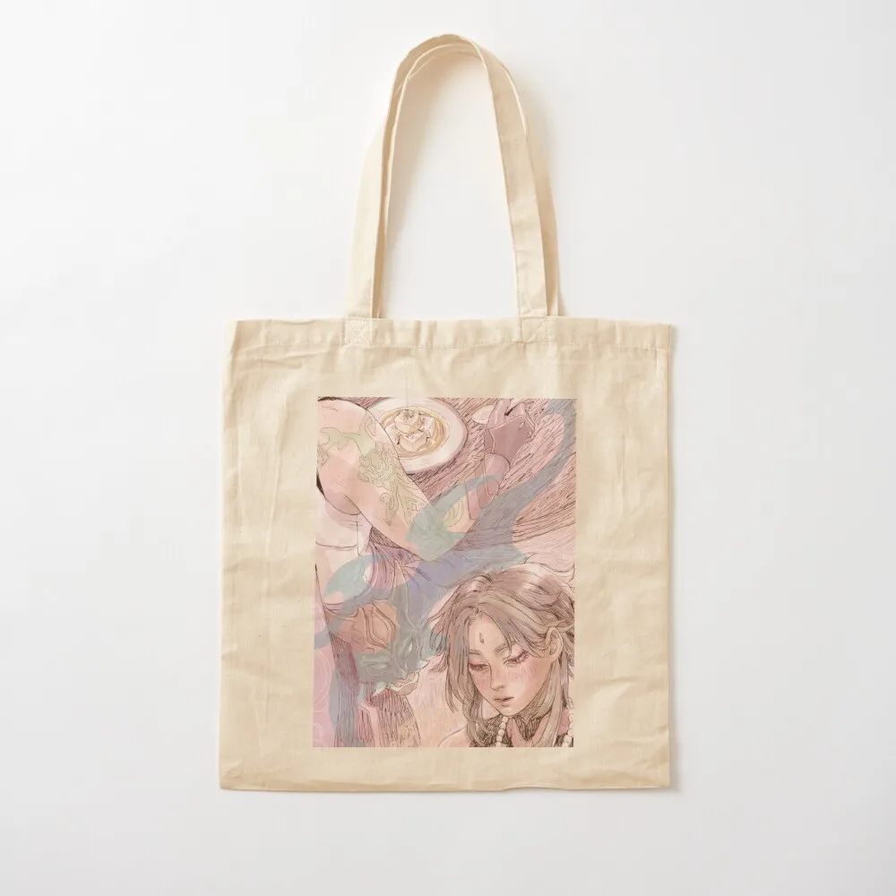 

almond tofu Tote Bag personalized tote bag shopping bag custom canvas Beach