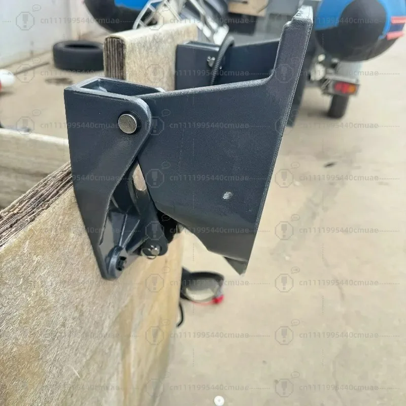 Electric warping system for outboard engines