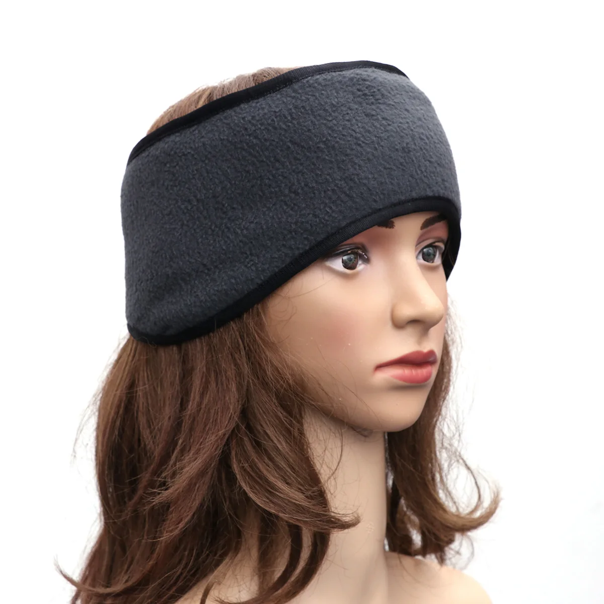 

Warm Headband Unisex Double Layer Earmuffs Adjustable Earband Protector for Running Cycling One Size Fits Most
