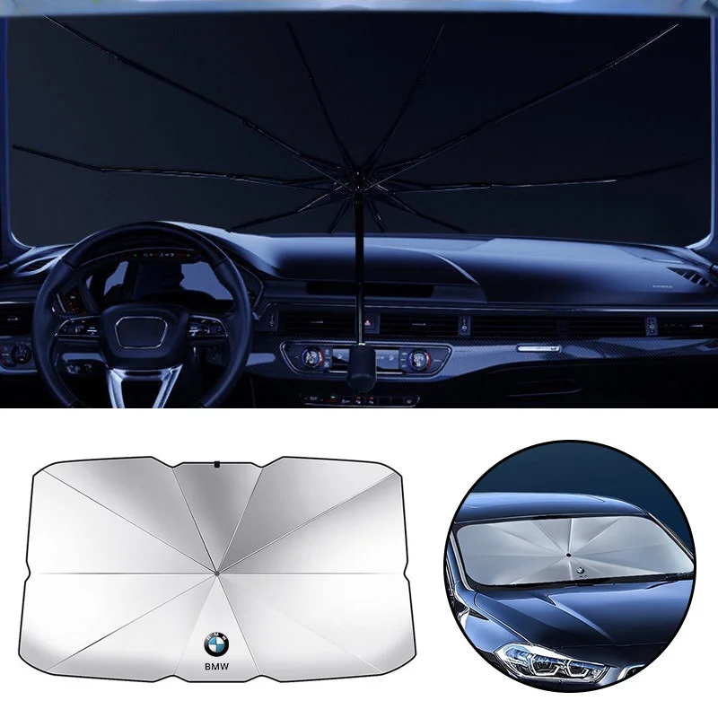 

Car Windshield Sun Shade Visor UV Protection Shield For BMW E46 E60 E90 E39 E87 E36 E92 E70 E91 X1 X2 X3 X4 X5 X6 X7 Performance