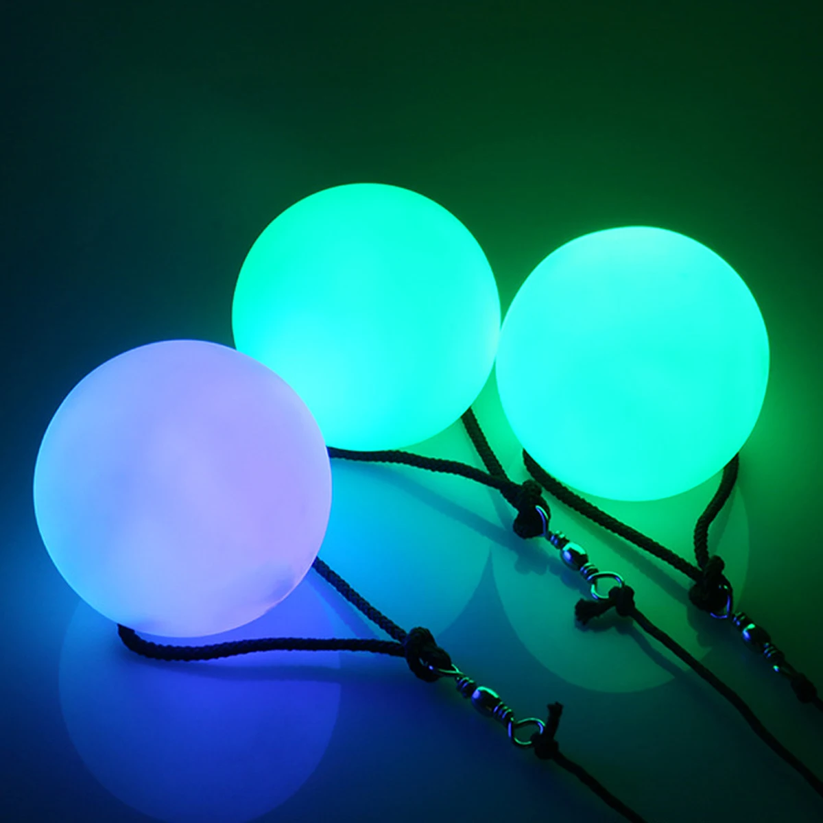 LED Colorful Swing Flash Ball Holiday Decoration Dance Fitness Exercise Halloween Christmas Children S Day Ball Light Toy