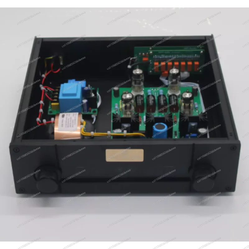 

ybjHigh-End 12AU7 Tube Preamplifier - STR12A Reference SLP90 HiFi Stereo Pre-Amp with Remote Control for Audio Systems