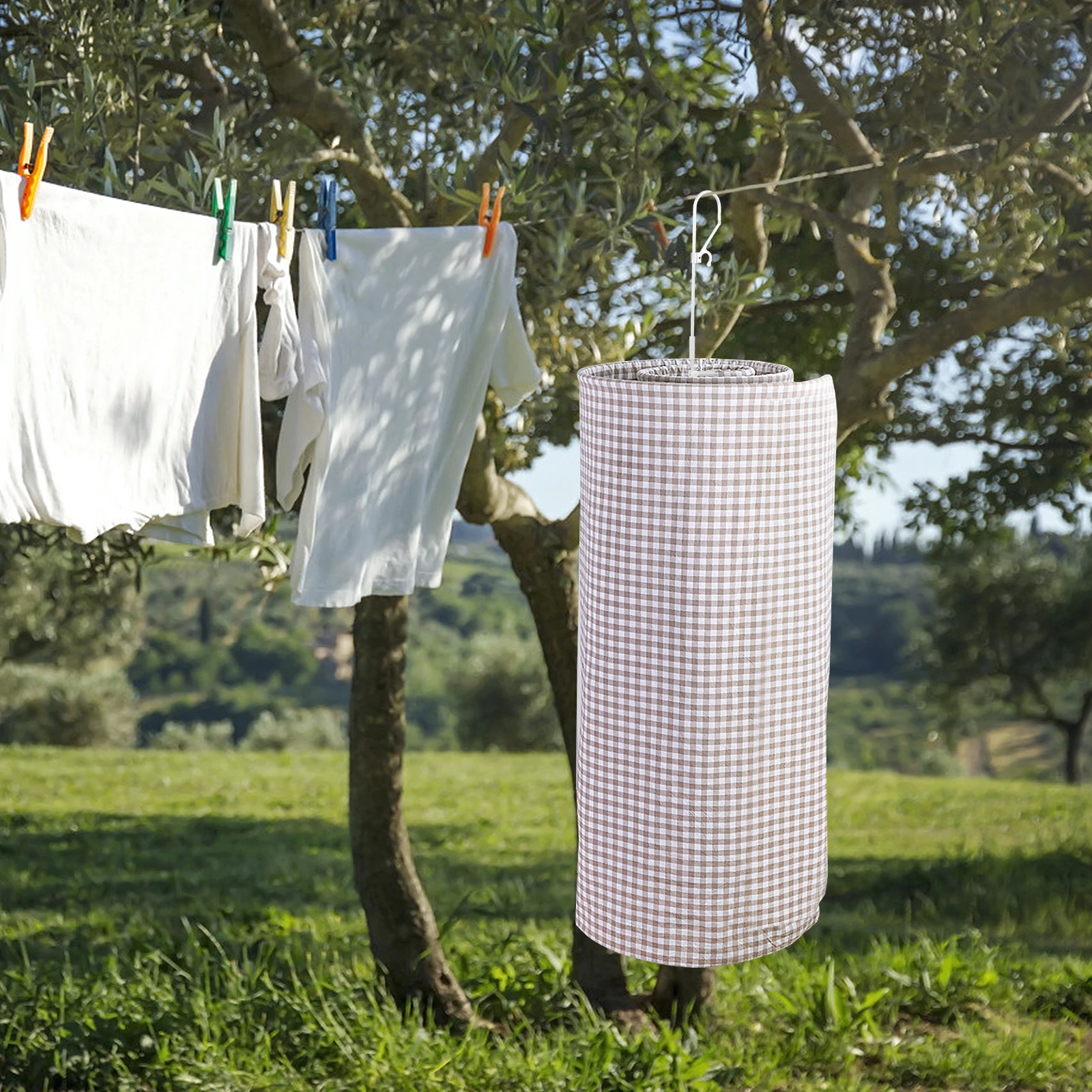 

Aluminum Alloy Blanket Drying Rack Large Towel Hangers Space Saving Spiral Design Laundry Bed Sheet Dryer Reusable