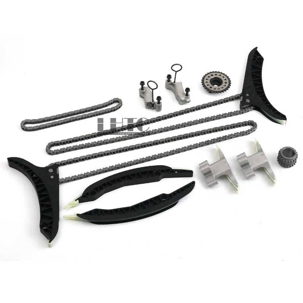 Engine Timing Chain Guides Tensioner Kit For BMW F01 F02 F07 F10 F11 E70 E71 N63B44A S63B44A  4.4L V8 Twin Turbo