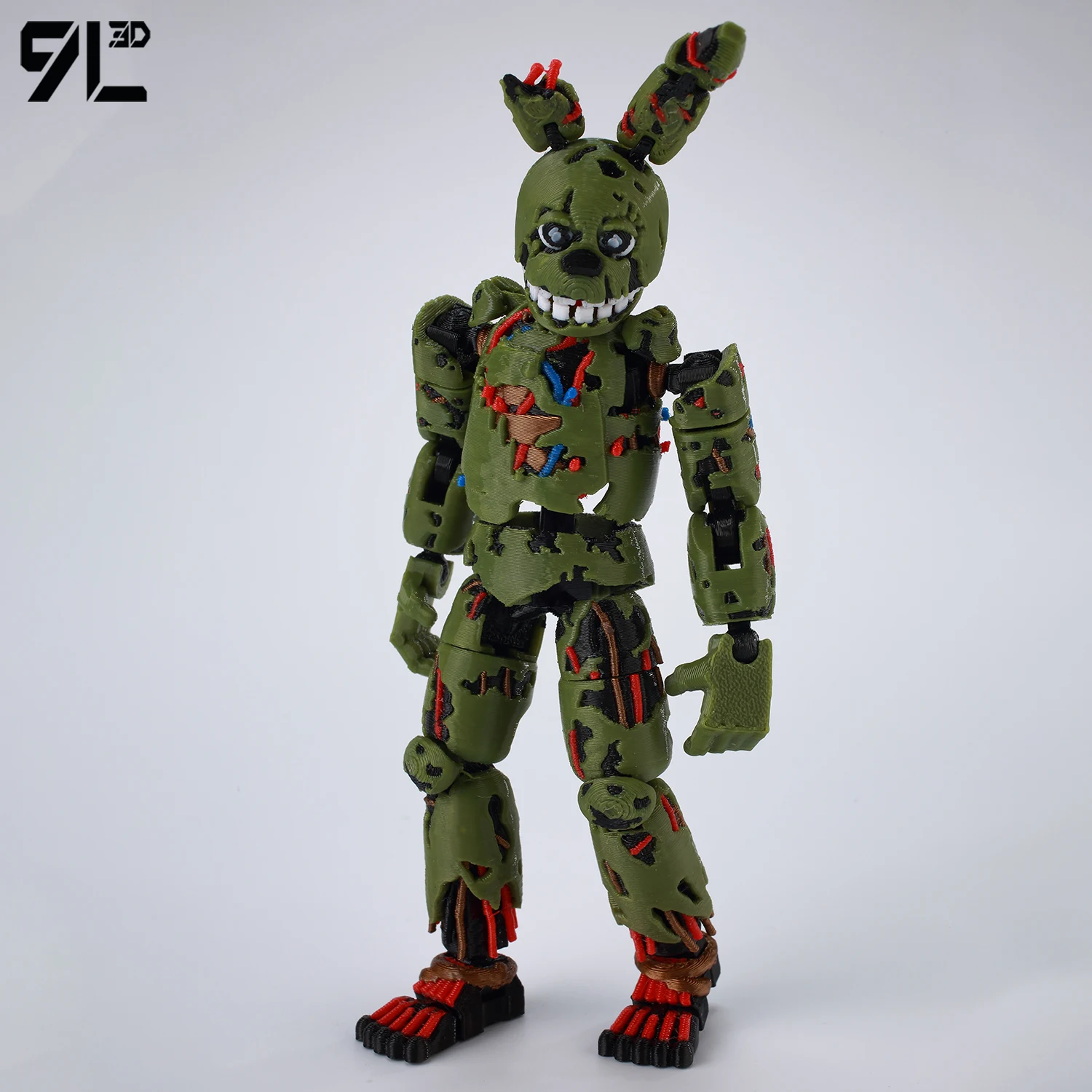 9L3D Gedrukt FNAF Freddy Fazbear's Pizza Springtrap Speelgoed Actiefiguren Anime Model Lucky13 Dummy13 Titan13 Ornamenten Geschenken
