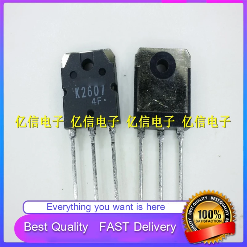 5Pcs/Lot New Original K2607 2SK2607 Field Effect Tube 9A 800V DIRECT PLUG TO-3P Good Quality  In Stock