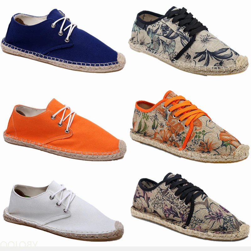 

Fashion Men Loafers Flats Flower Print Men Casual Shoes Linen Breathable Men Driving Shoes Mocasines De Hombre 2025 New