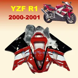 Bodywork Kit For YAMAHA YZFR1 YZF R1 00 01 YZF-R1 2000 2001 Red Black White Fairings kit