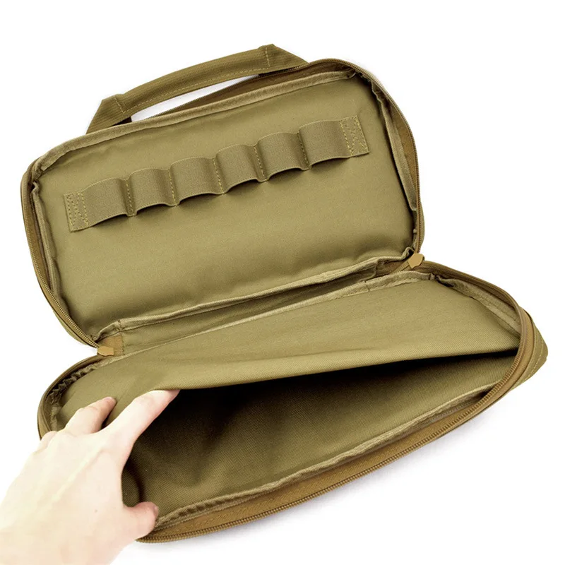 Tactical Hand Gun Pistol Bag Portable Gun Carry Holster Storage Case for All Compact Pistol Gun Hunting Accessories