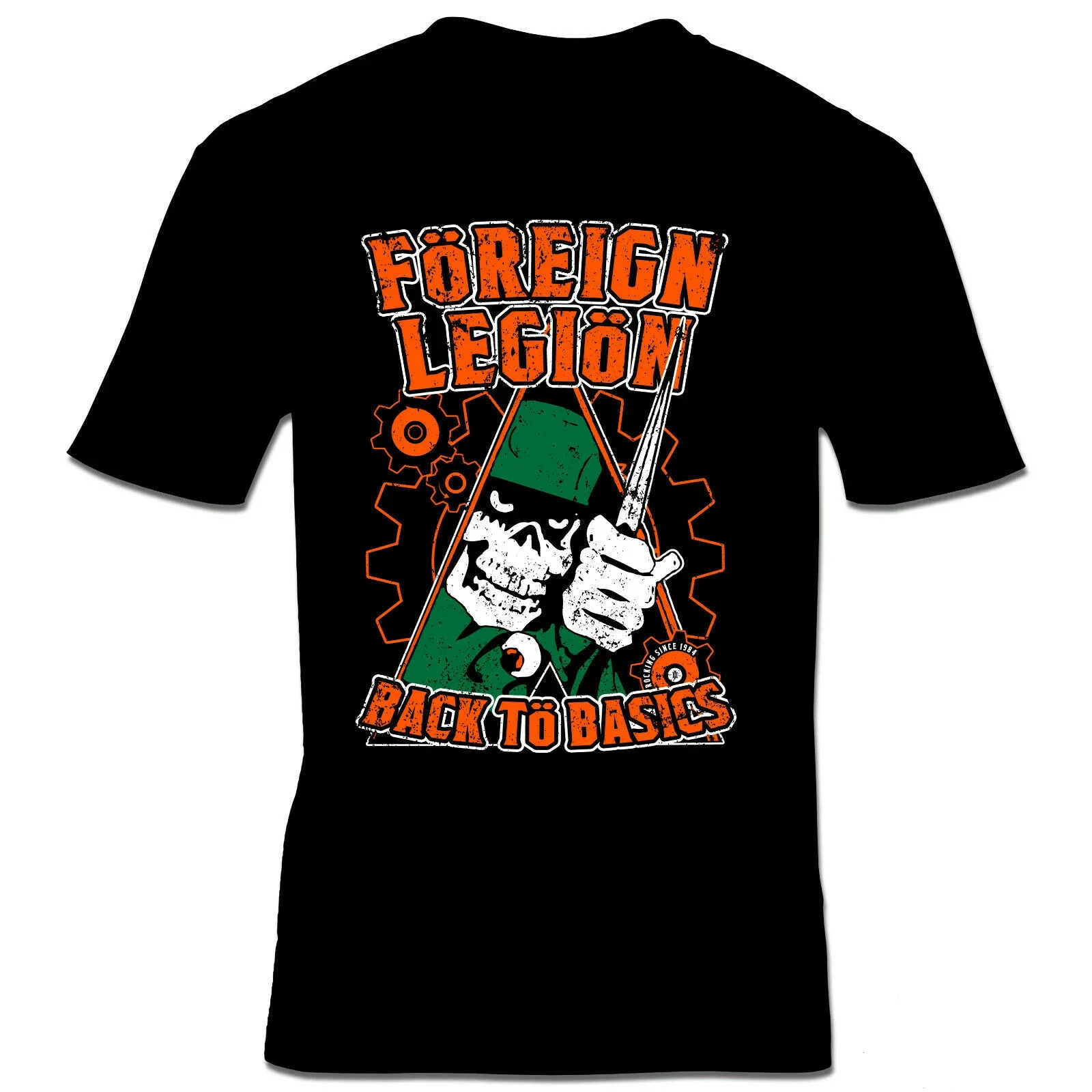 FOREIGN LEGION - CLOCKWORK T-Shirt  Punk Skinhead Oi! Cock Sparrer Oi Men's 100% Cotton Casual T-shirts Loose Top Size S-3XL