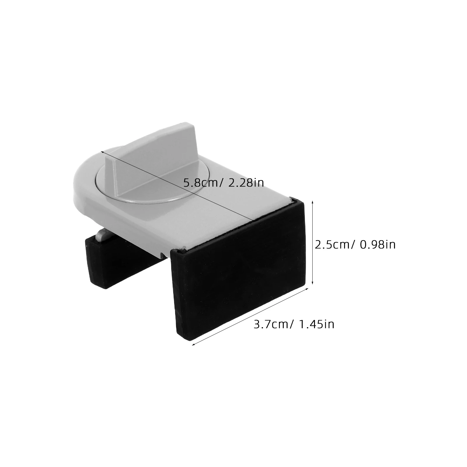 4 قطعة أقفال النوافذ النوافذ الرأسية والأفقية قابل للتعديل سدادات سبائك الألومنيوم لا الحفر تثبيت للمنزل مكتب الشقة