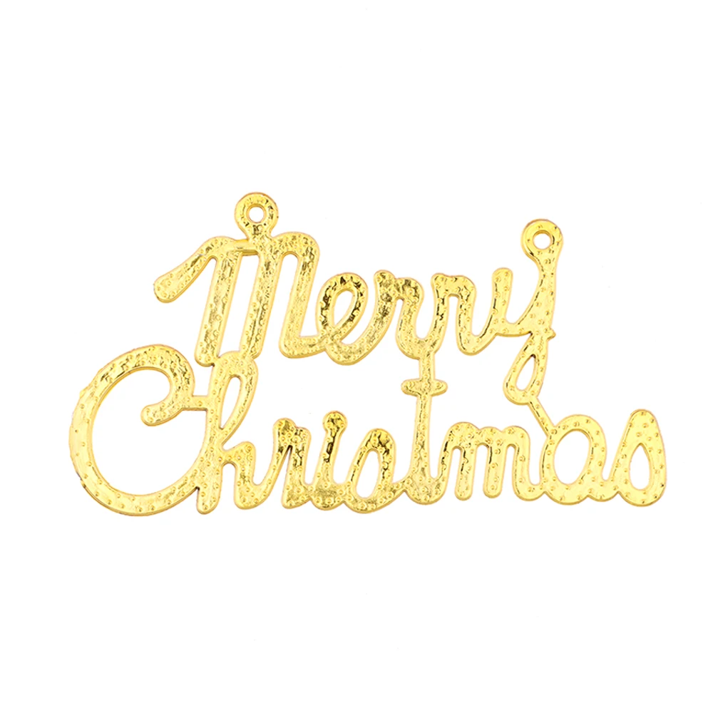 Home Party Supplies Christmas Accessories Merry Christmas  Xmas Tree Decor English Letter Hanging Ornament