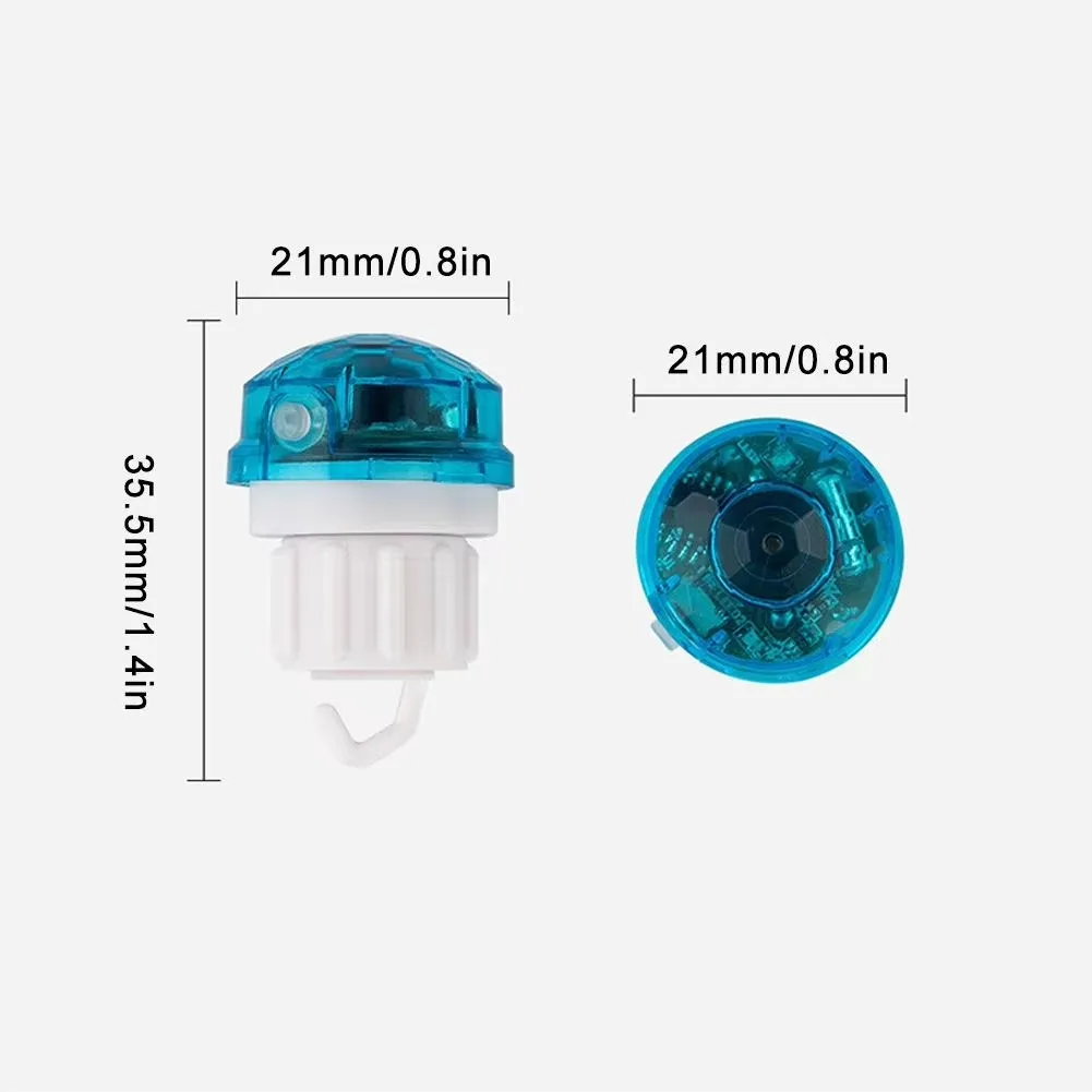 1/2/5Pcs Fishing Bite Accessories High Sensitive Alarm Sound LED Light Indicator Fish Bite Buzzer Clip-on Fishing Rod Tip Buzzer