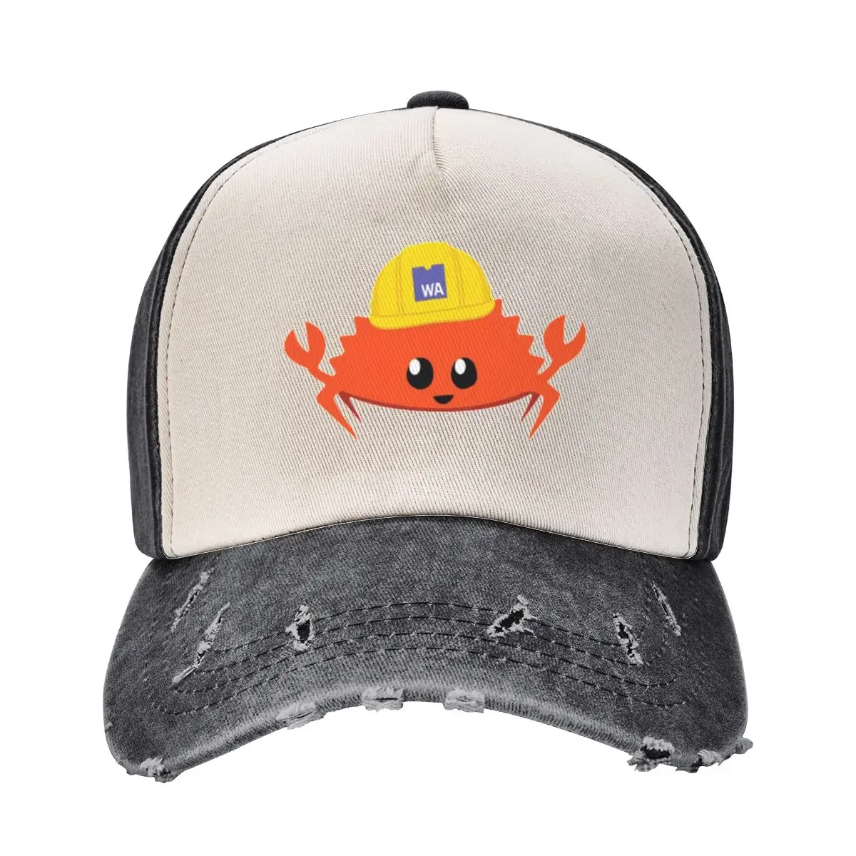 

Rust Programming Language - Ferris the Engineer Baseball Cap Hat Beach hats on offer birthday Caps For Men Women's