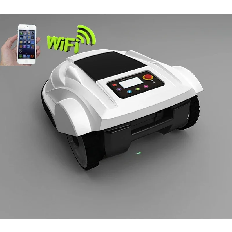 Newest Updated WIFI APP SmartPhone Control Robot Lawn Mower S510 with Ultrasonic Sensor, Subarea Setting ,Range Function