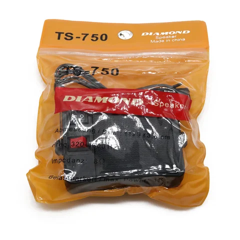 Heavy Duty Diamond TS-750 External Speaker 3.5mm TS750 Loudspeaker for QYT YAESU ICOM KENWOOD CB Car Mobile Radio Walkie Talkie 10 best sales cb external speaker - №2