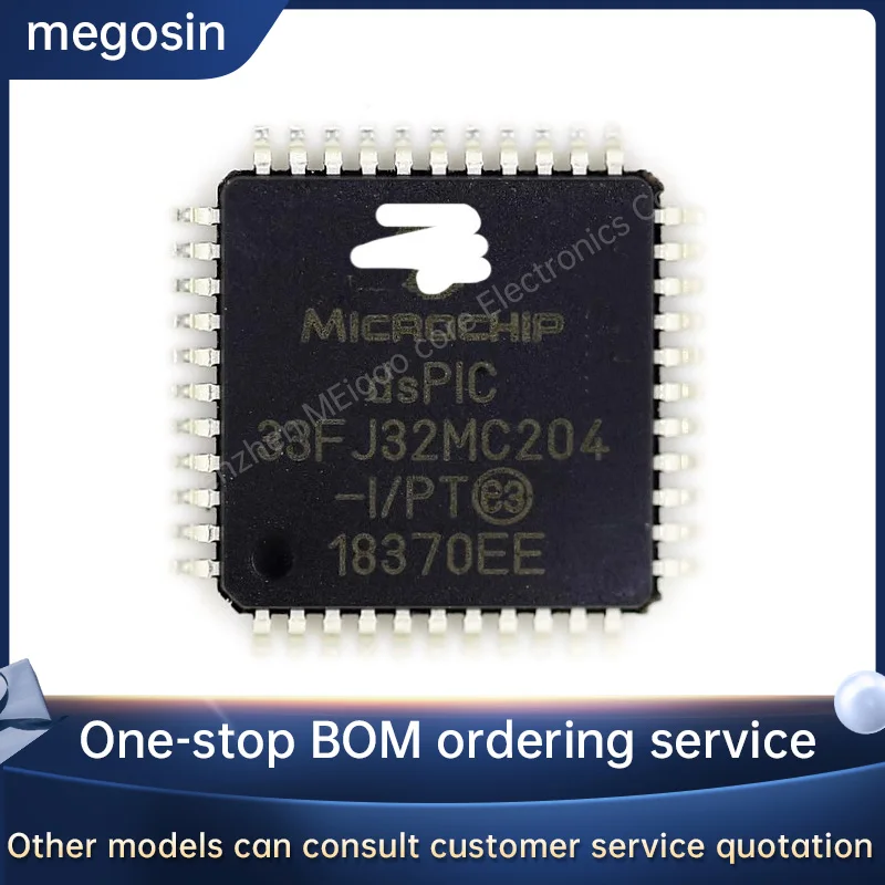 1PCS/LOT DSPIC33FJ32MC204-I/PT DSPIC33FJ32MC204 33FJ32MC204 TQFP44 Microcontroller chips in stock