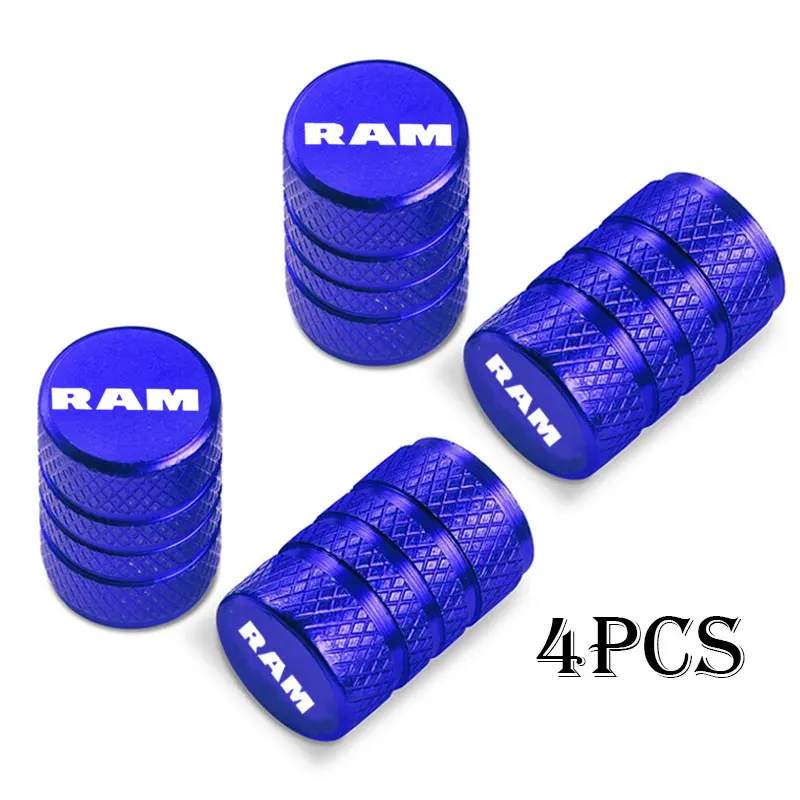 For Dodge Ram 1500 2500 3500 Accessories Car Styling Car Wheel Tire Valve Caps Tyre Stem Covers Airdust Waterproof