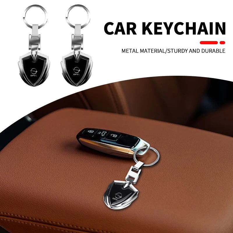 1PC Car Styling 3D Metal Key Chain H buckle Key Chain Accessories For Opel Insignia Astra Antara Meriva Zafira H G Corsa b