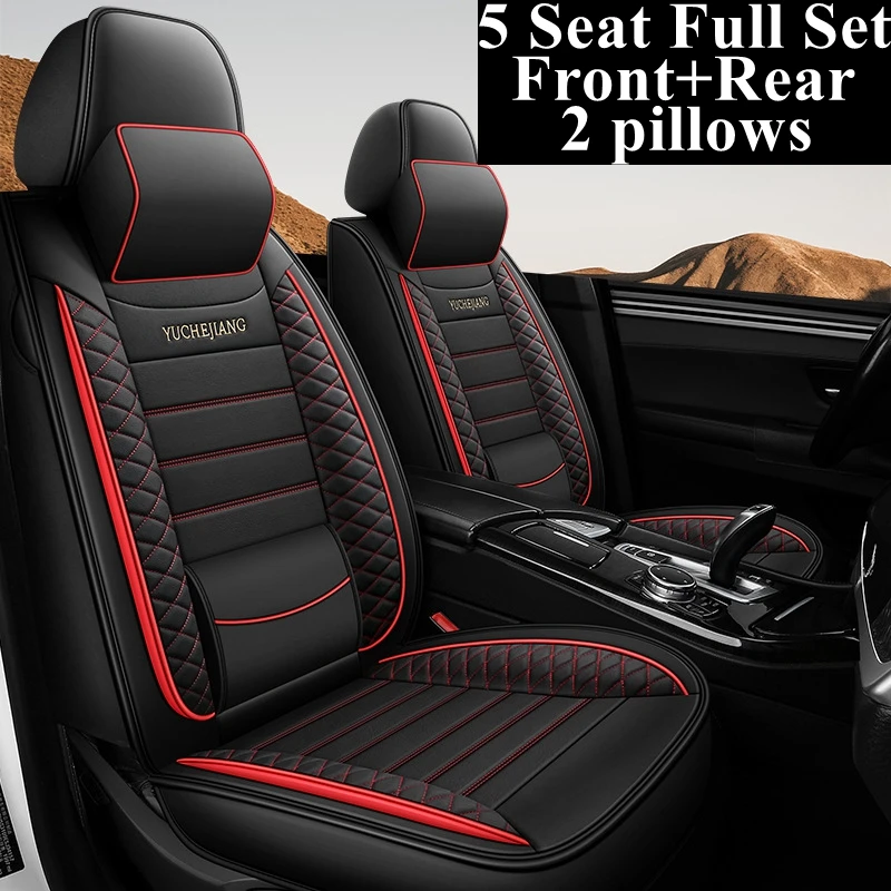 

5 Seat Front+Rear Full Set Car Seat Covers for Alfa Romeo 159 Giulia Stelvio Acura CDX ILX LEGEND MDX RDX RL RLX TL TLX TSX ZDX