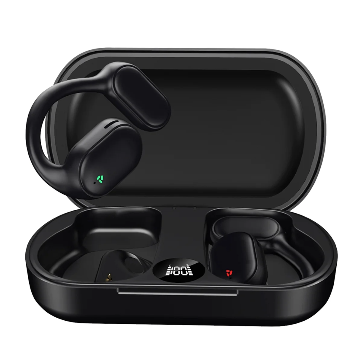 AD41-ワイヤレスヘッドフォン 耳に装着する骨伝導 Bluetooth ヘッドフォン ヘッドフォンはスマートフォンで動作します 音楽ヘッドセット