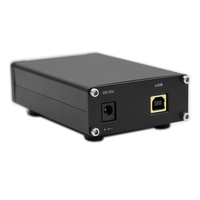 1 PCS DAC6 XMOS208+ES9038 Digital HIFI Audio Decoder Black Aluminum Alloy DAC Headphone Amplifier Support DSD