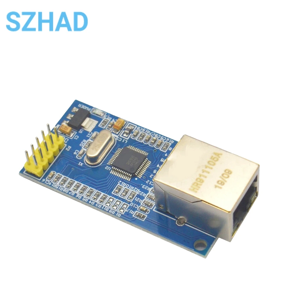 W5500 Ethernet Shield Lan Netwerkmodule Ondersteuning Tcp/ip 51/Stm32 Microcontroller Programma Met 32K Bytes Spi 3.3V/5V Over W5100